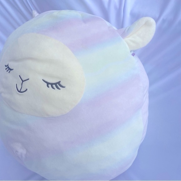 18-20” LARGE Squishmallows Yareli the Llama Rare Pastel Rainbow - Picture 5 of 6